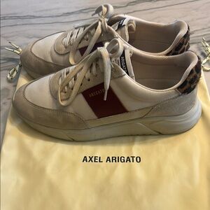 Axel Arigato Women's Sneakers - Cream and Red